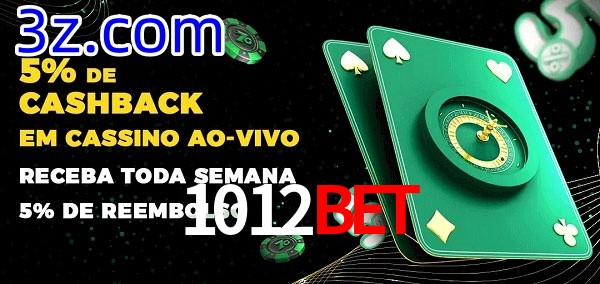 Promoções do cassino ao Vivo 1012Bet